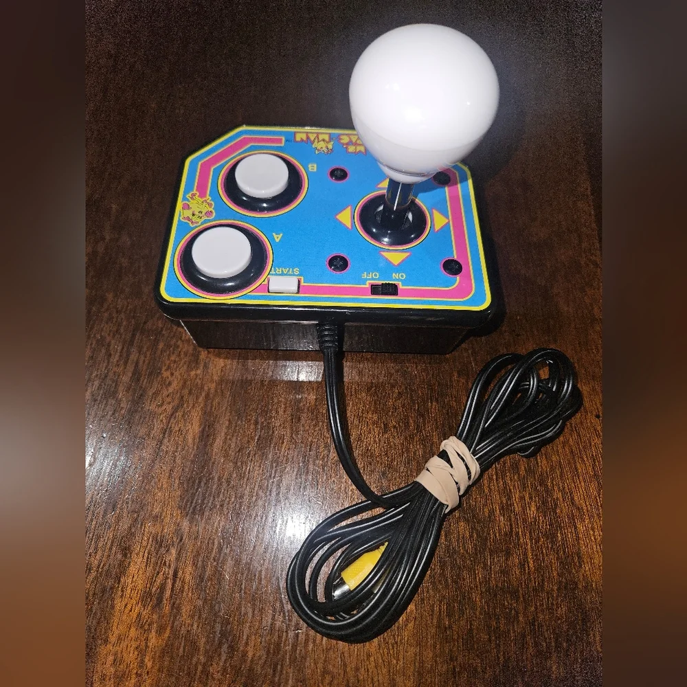 Retro Arcade Joystick - Blue and White
